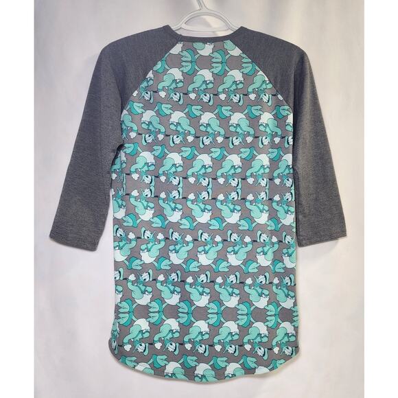 LuLaRoe LLR Disney Collection Donald Duck 3/4 Sleeve Randy Baseball Tee Women XS - Picture 4 of 8